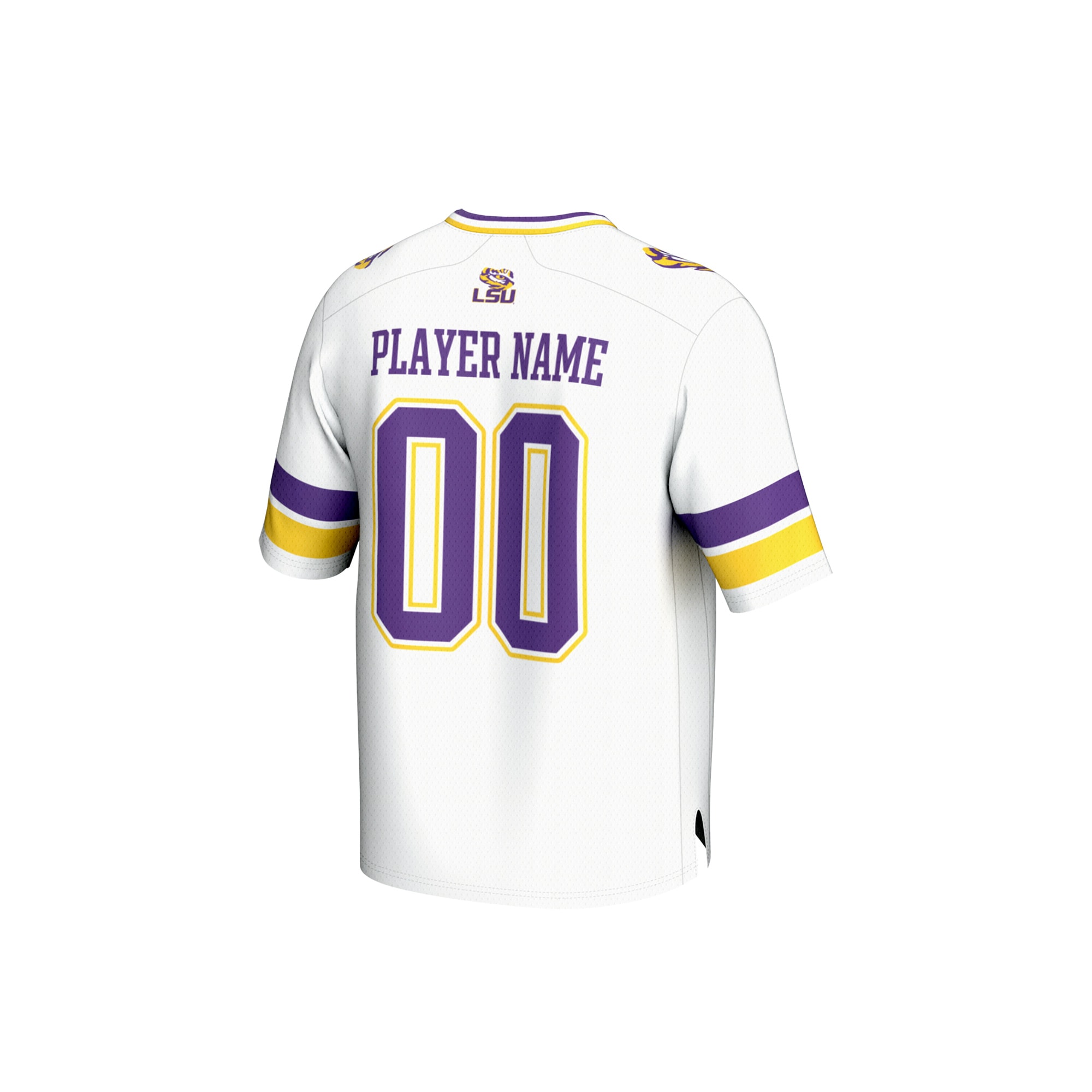 LSU Tigers GameDay Greats Unisex NIL Pick-A-Player Football Fashion Jersey - White