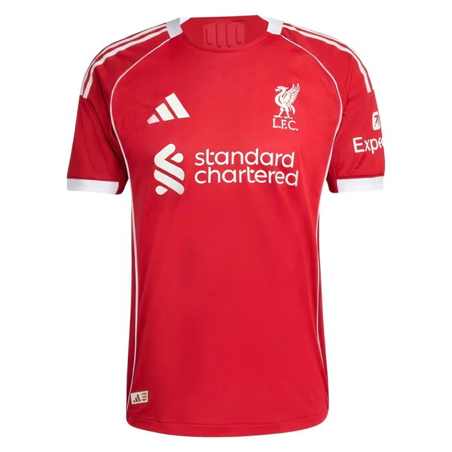 2025-2026 Liverpool Authentic Home Shirt (Your Name)