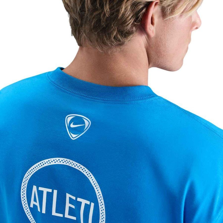 Atletico Madrid T Shirt T90 Remix Photo Blue Adidas National Team Wear