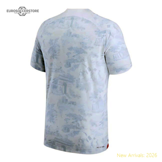 France 2022-2023 Authentic Away Jersey (fra) Moisture-management