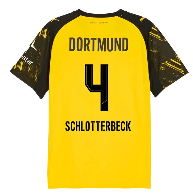 Original 2025-2026 Borussia Dortmund German Home Shirt