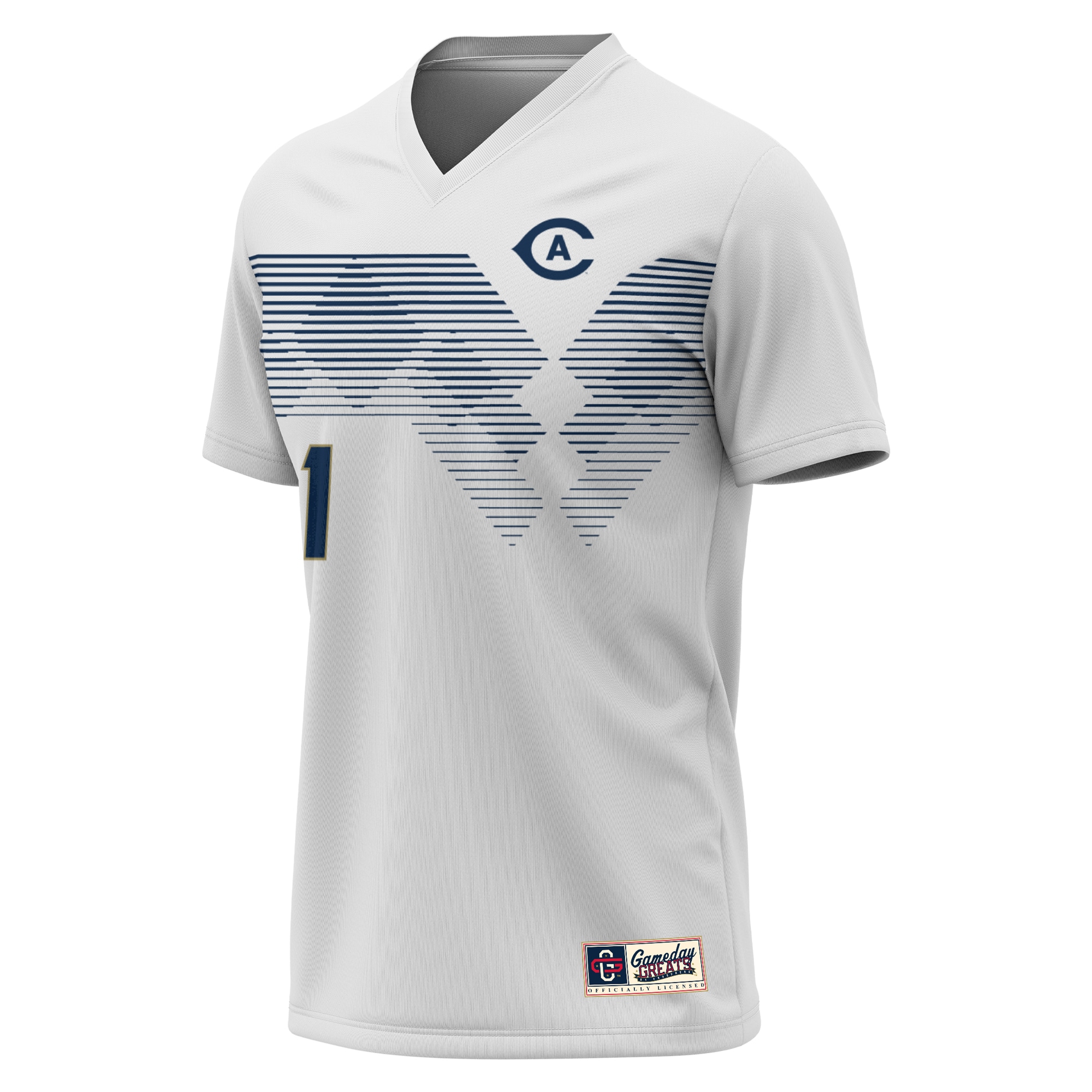 [LK] UC Davis Aggies GameDay Greats Unisex Lightweight Collegiate Soccer Fashion Jersey - White