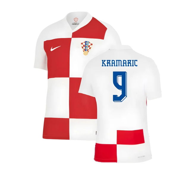 Croatia Starting XI Pro Level Home Pro Shirt (Kramaric 9)
