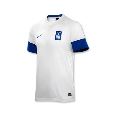 Professional Grade 2013-14 Greece Home Soccer Football Jersey Shirt