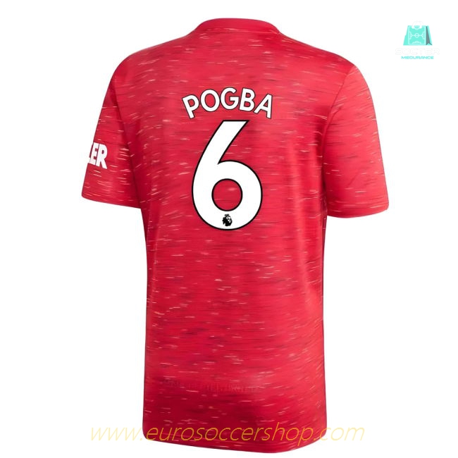 2020-2021 Man Utd Adidas Home Football Shirt (POGBA 6)