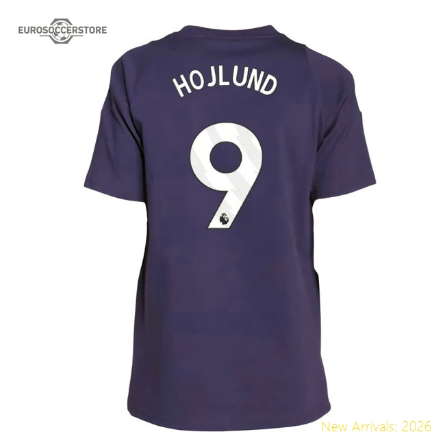 2025-2026 Man Utd Kids Premium Hojlund Jersey Performance Fabric