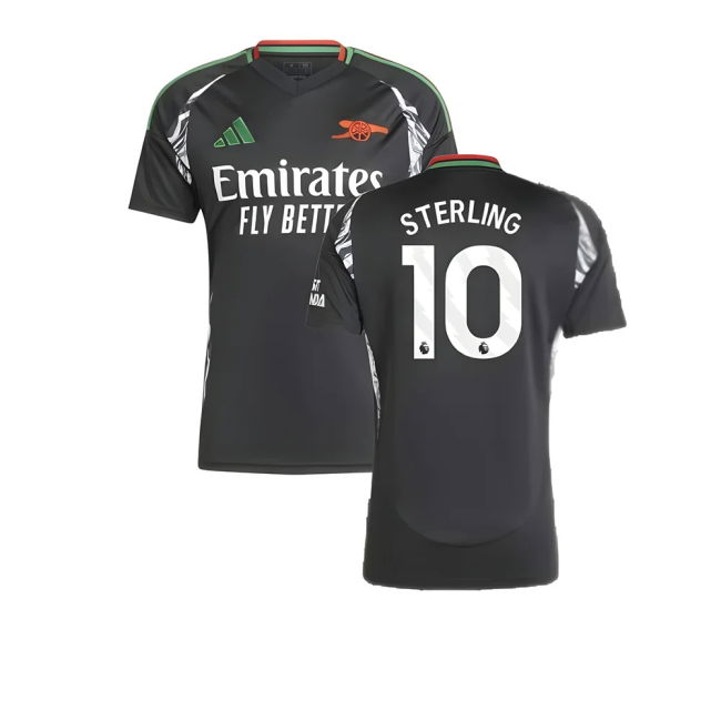 Arsenal 2024-20 Away Football Shirt Featuring Sterling 10 L S