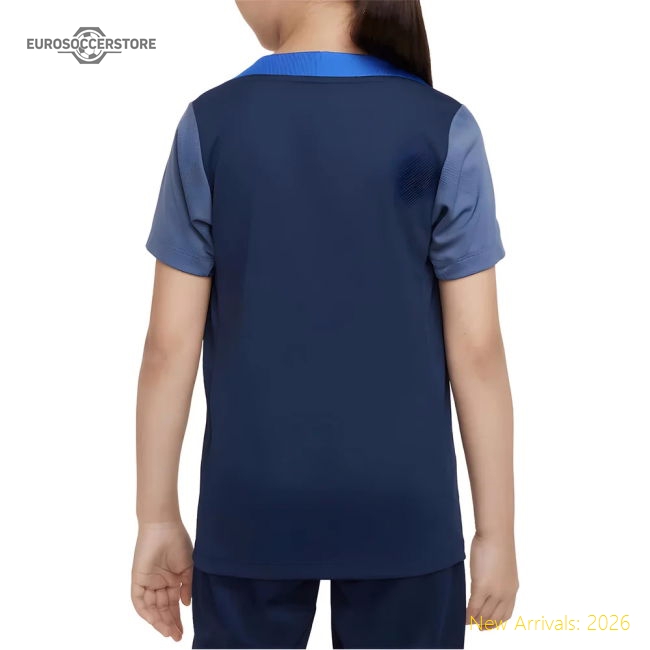 Fan-Favorite 2025-2026 Psg Dri-Fit Strike Training Shirt (Navy) - Kids