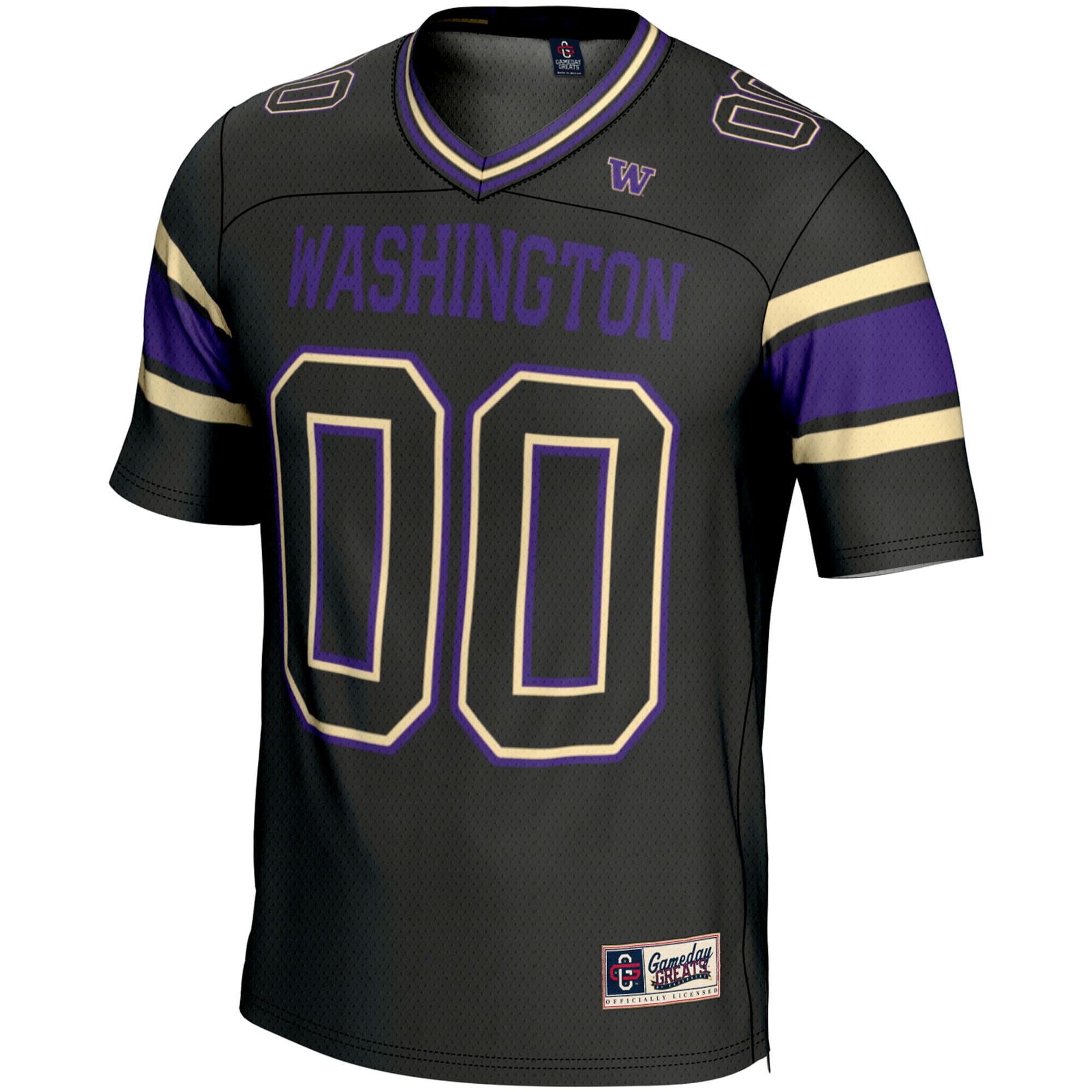 Washington Huskies GameDay Greats NIL Pick-A-Player Football Jersey - Black