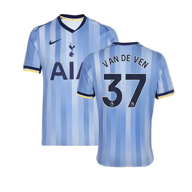 2024-2025 Tottenham Hotspur Away Jersey (Van De Ven 37)