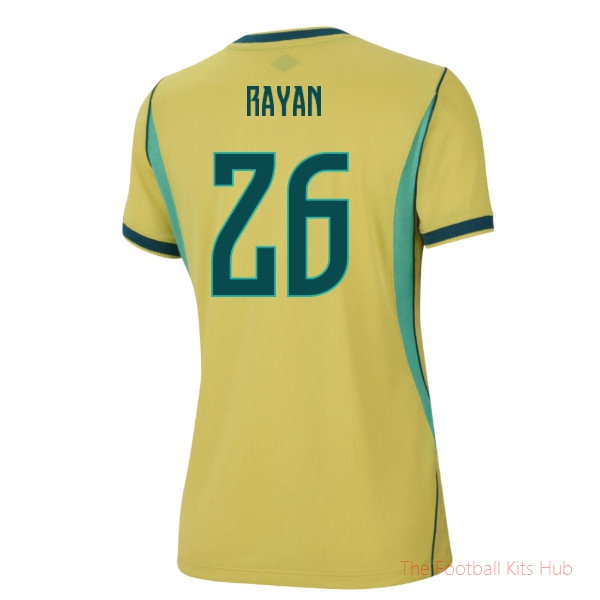 Premium Brazil 2026-2027 Home Shirt (Womens) (Rayan 26)