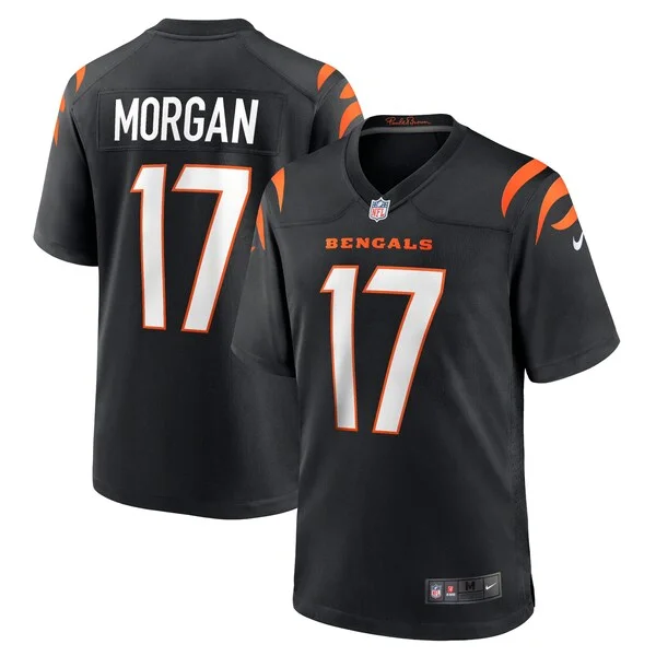 None Stanley Morgan Game Jersey - Black | NFL Player Jersey | NFL Foot