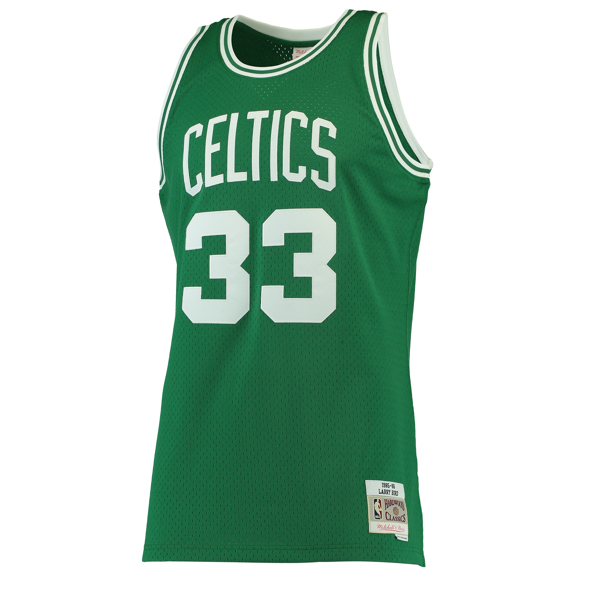 [LK] Larry Bird Boston Celtics Hardwood Classics Swingman Jersey - Kelly Green