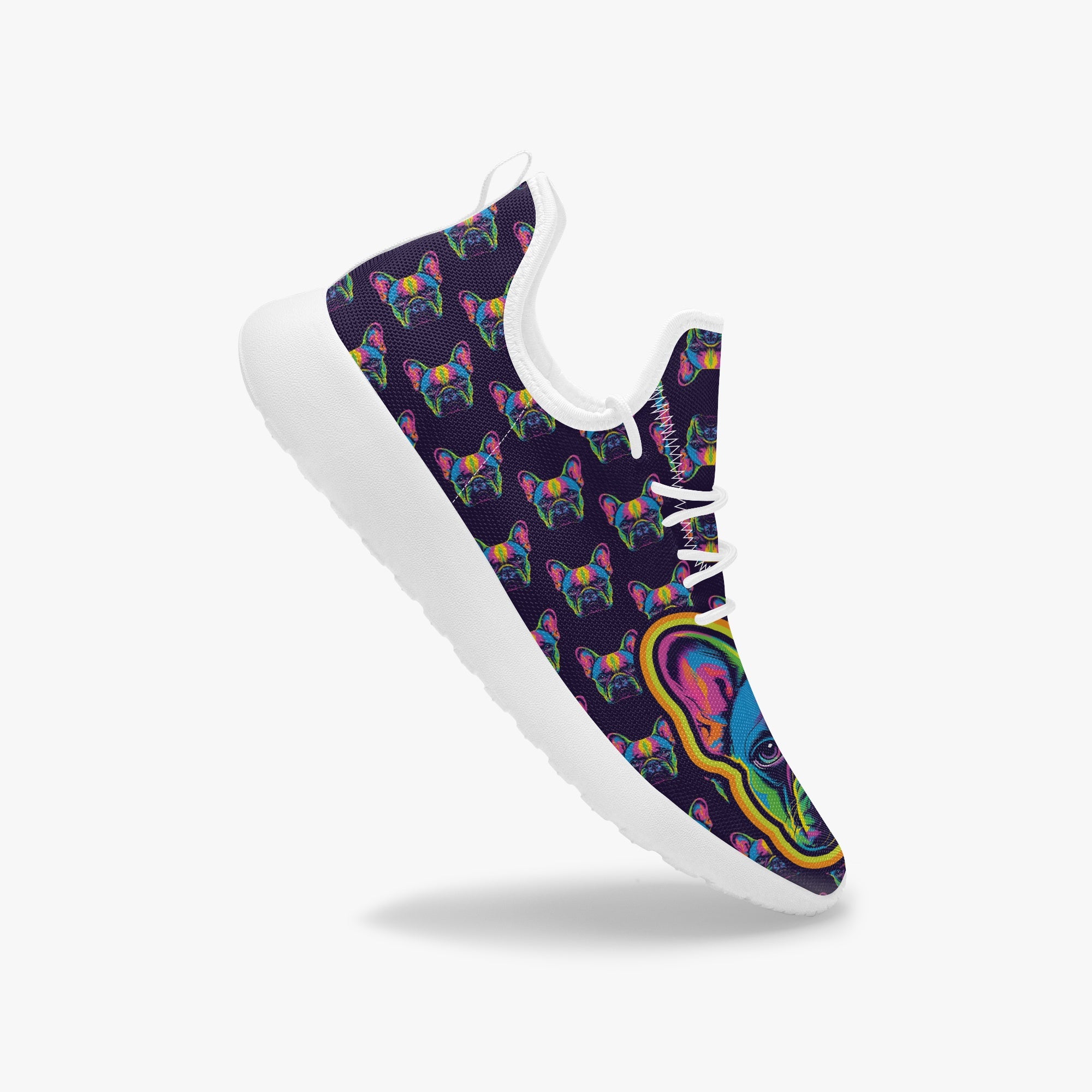 - Bulldog Inspired Classic Sneakers Pet Owner Apparel | Unique Design