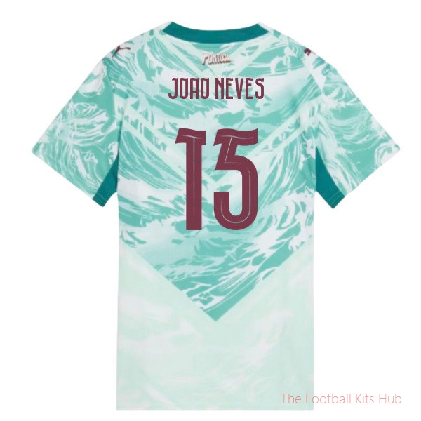 [LK] 2026/27 Portugal Away Shirt (Womens) (Joao Neves 15)