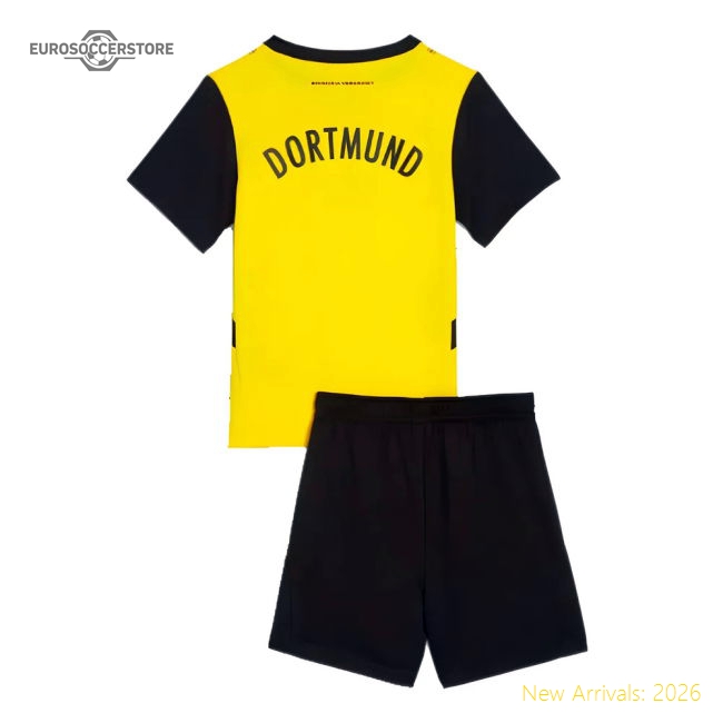 Best-Selling 2024-2025 Borussia Dortmund Home Mini Kit (Haaland 9)