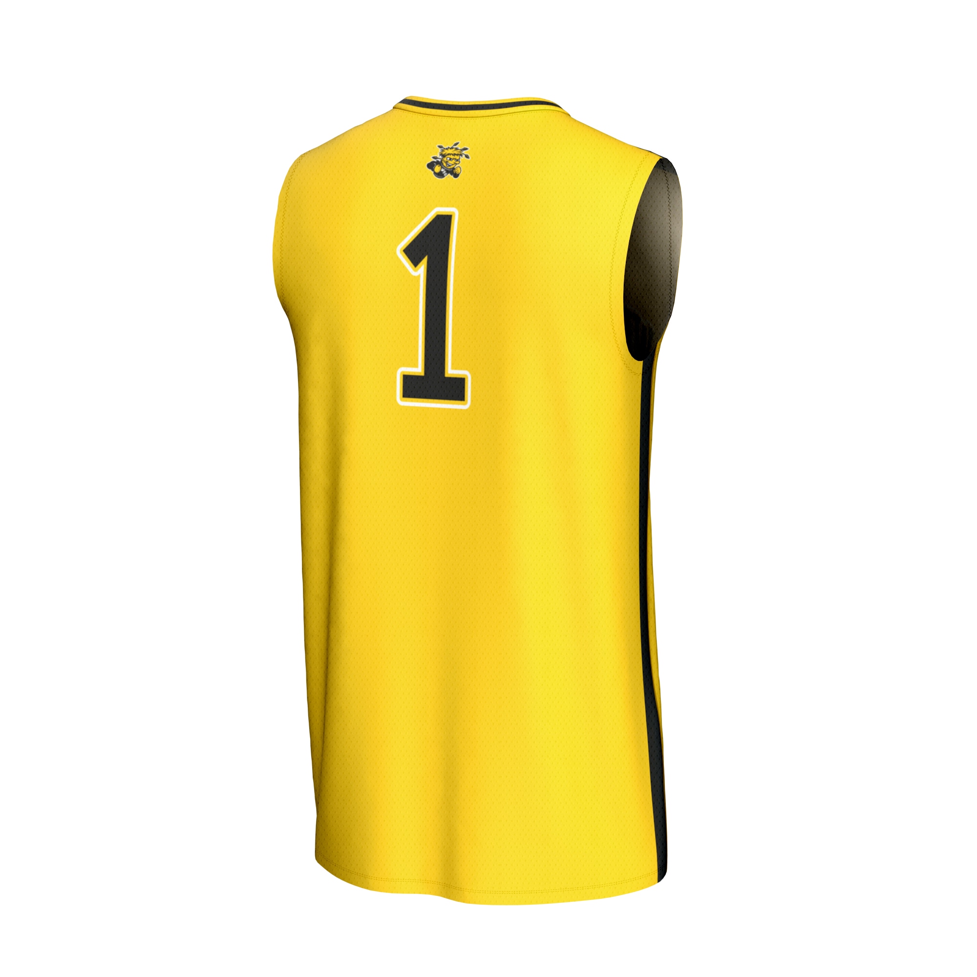 [NJP] Wichita State Shockers GameDay Greats Unisex Lightweight Basketball Fashion Jersey - Yellow