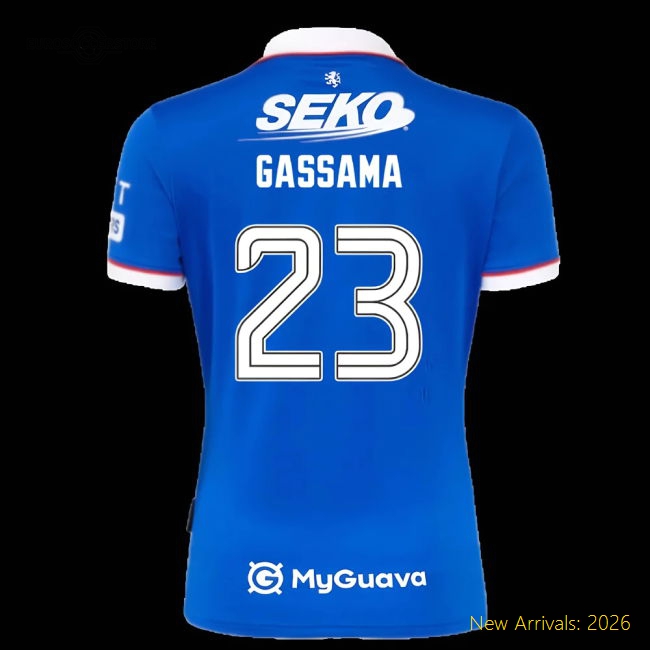 2025-2026 Rangers Home Shirt - Womens (Gassama 23)