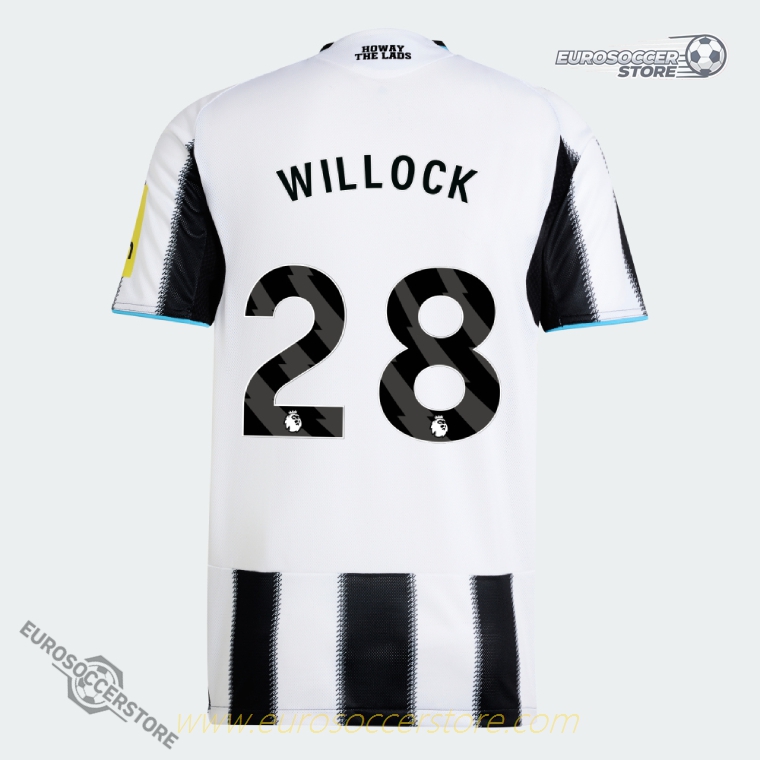 Newcastle United Home Jersey 25-26 (Player Version) featuring WILLOCK 28