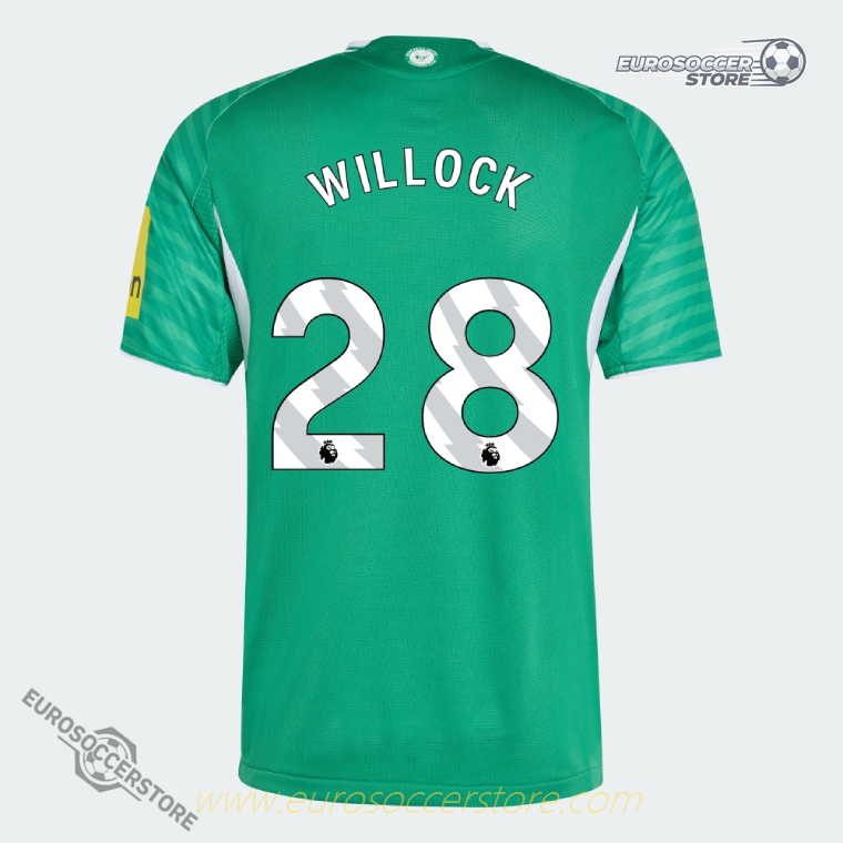 Newcastle United 25-26 Away Jersey WILLOCK 28 (Player Version)