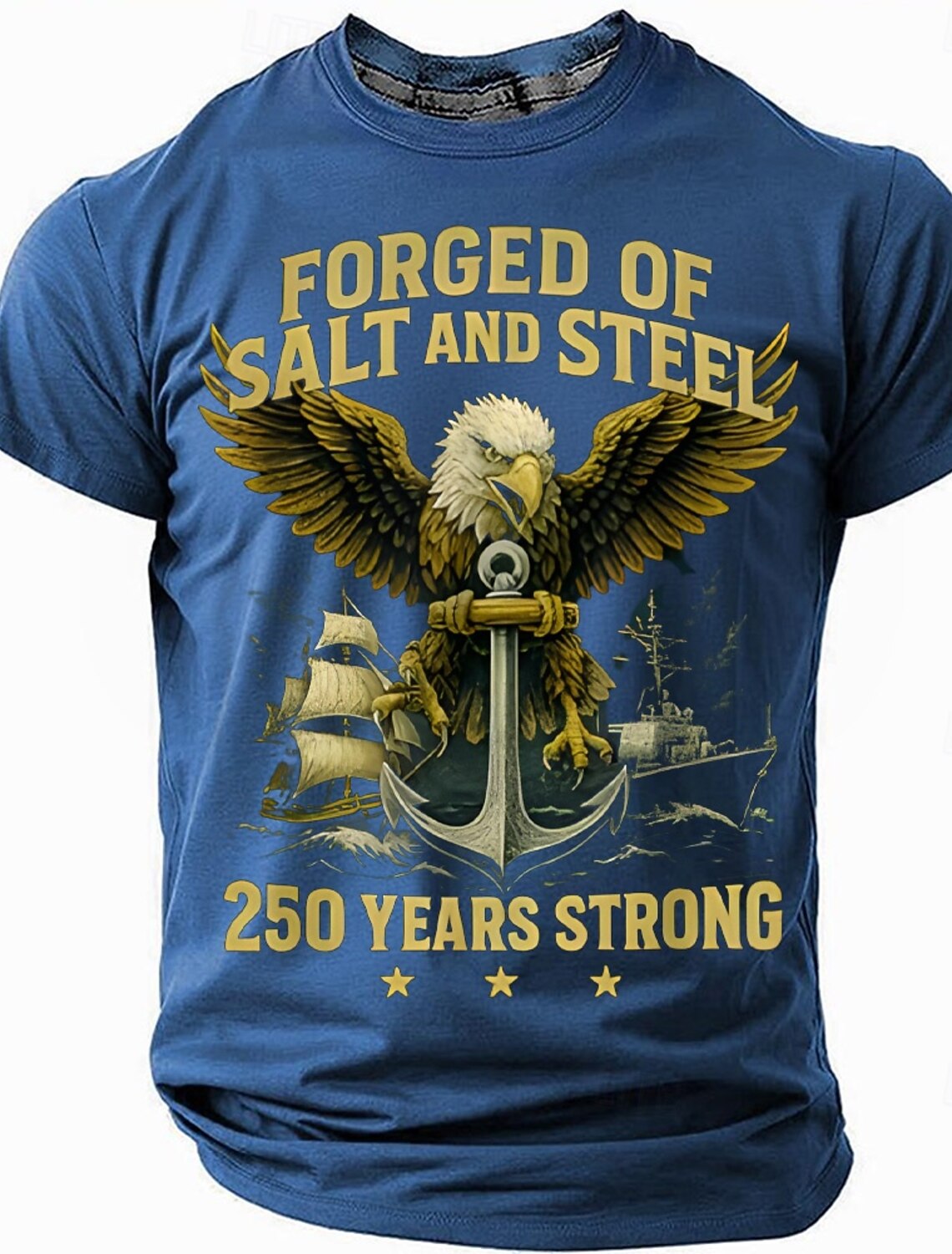 4th of July 2026 250th Memorial Day Men's 3D Print US Flag Crew Neck Short Sleeve T-Shirt Daily Street