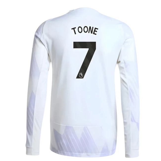 Man Utd 2025-20 Away Football Kit Toone 7 L M S