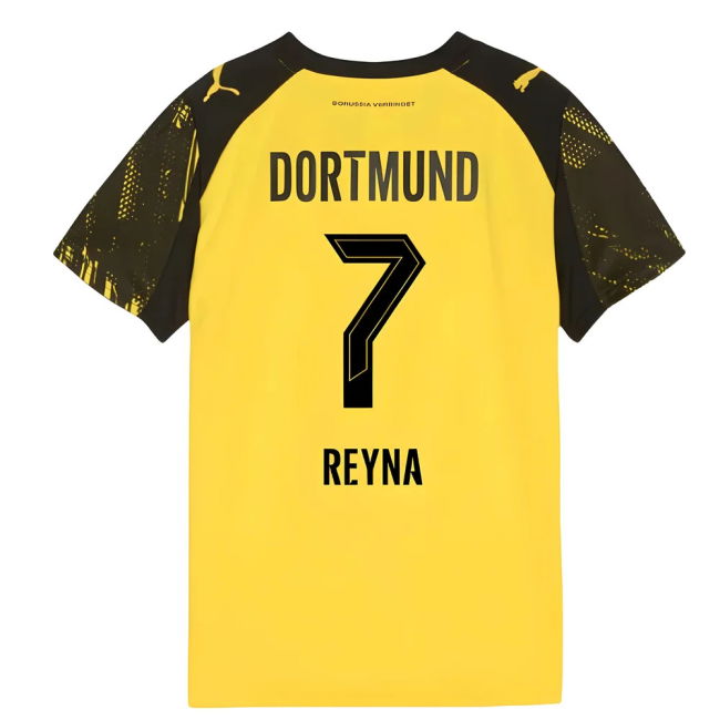 Authentic 2025-2026 Borussia Dortmund Home With Classic Design