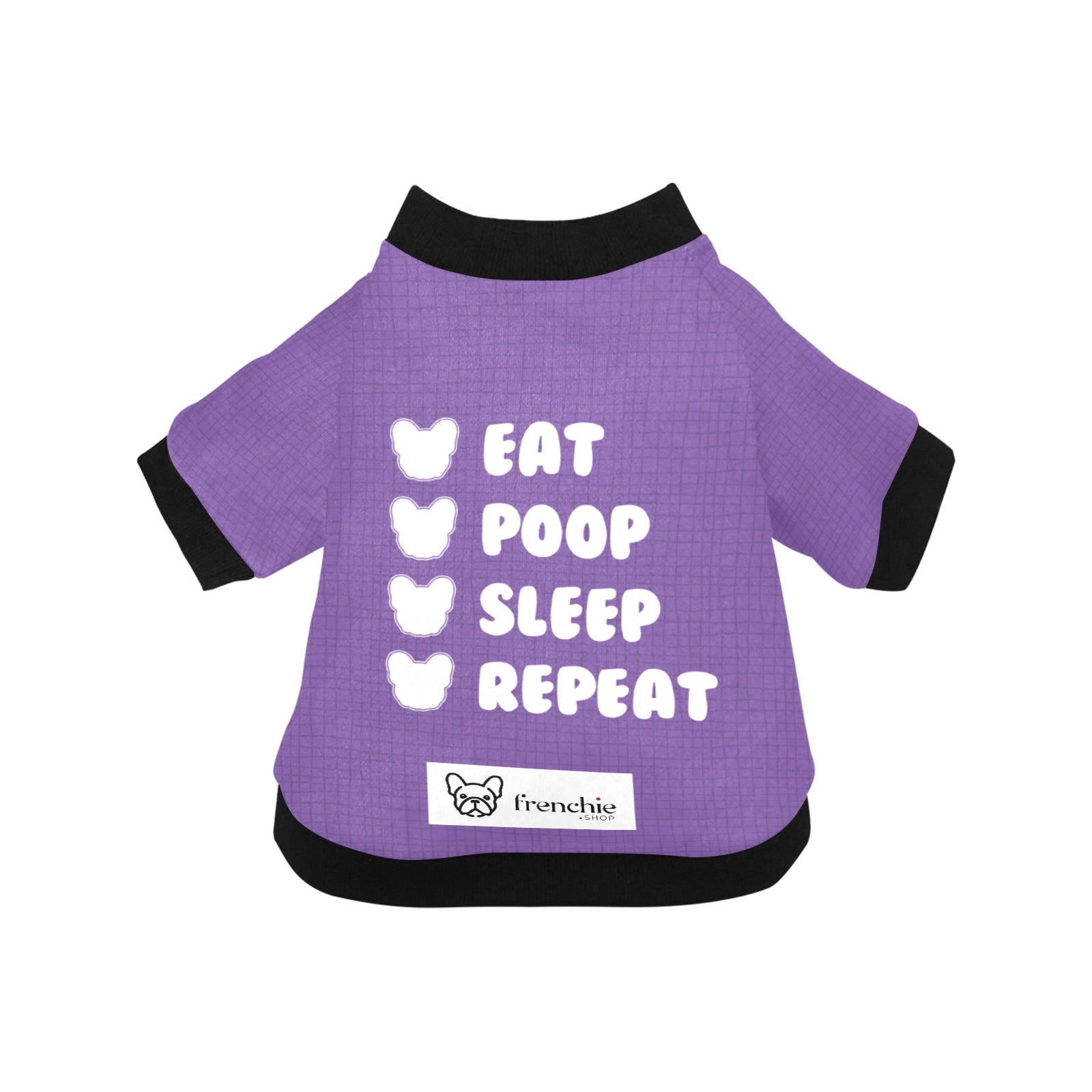 Eat,Poop,Sleep,Repeat - Jacket for French bulldog