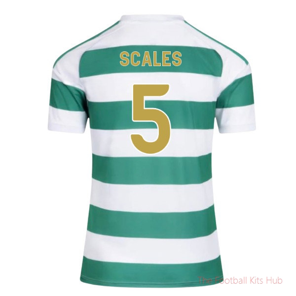 Celtic 2026-2027 Home Unsponsored Shirt Scales #5 Match Kit