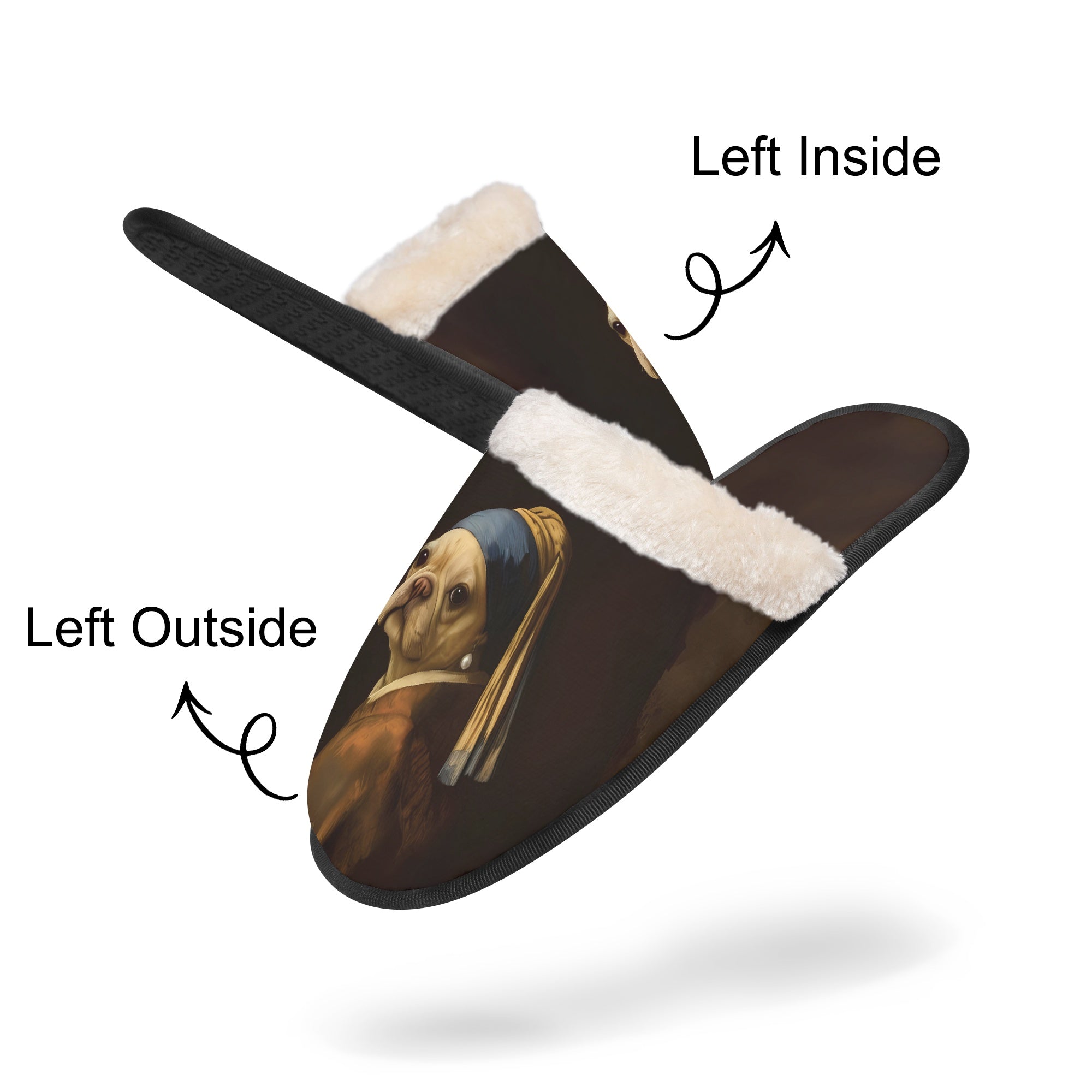 Culture-Inspired Stylish Loaf - Cozy Winter Slippers for Pet Enthusiasts