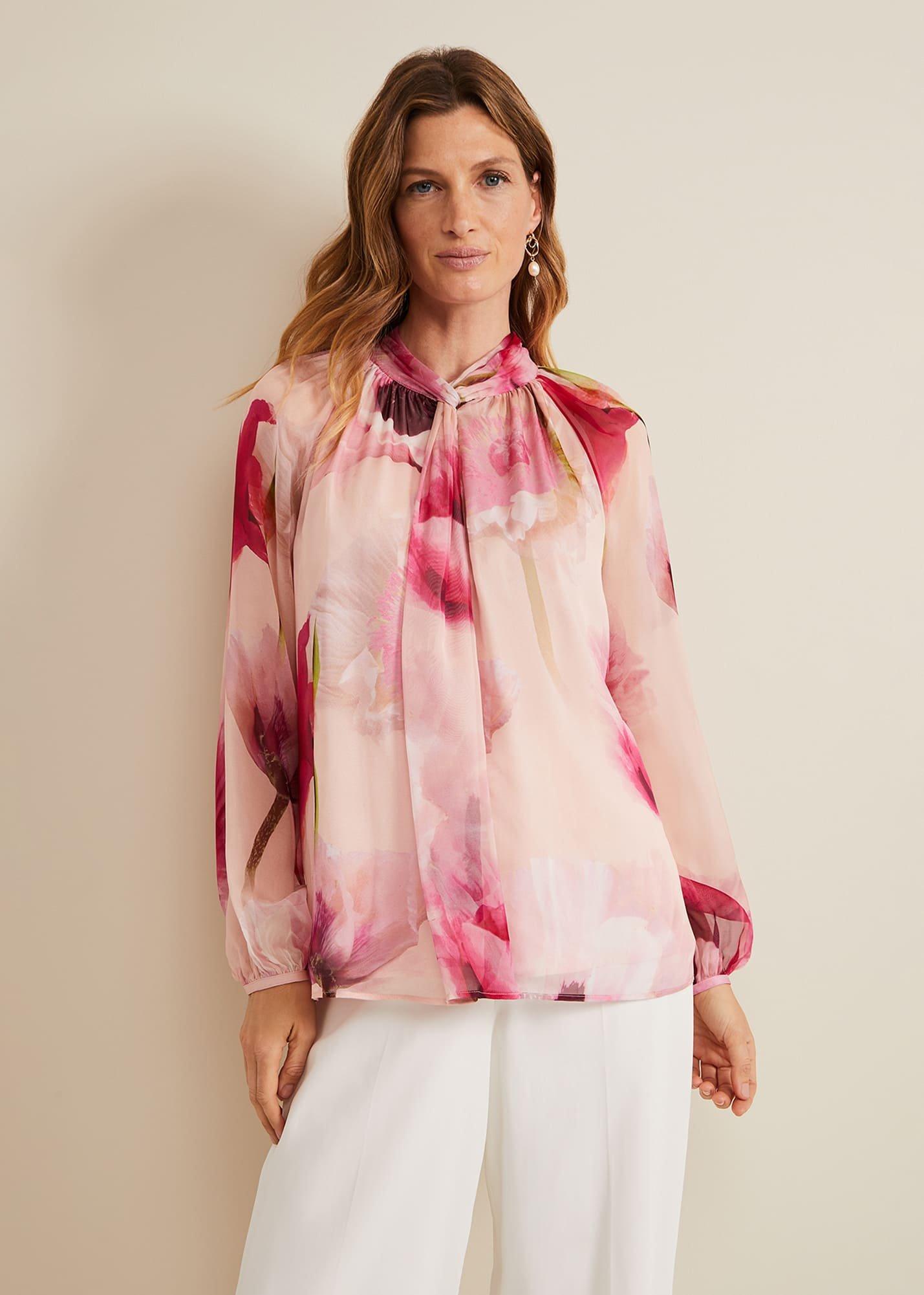 Poppy Silk Blouse