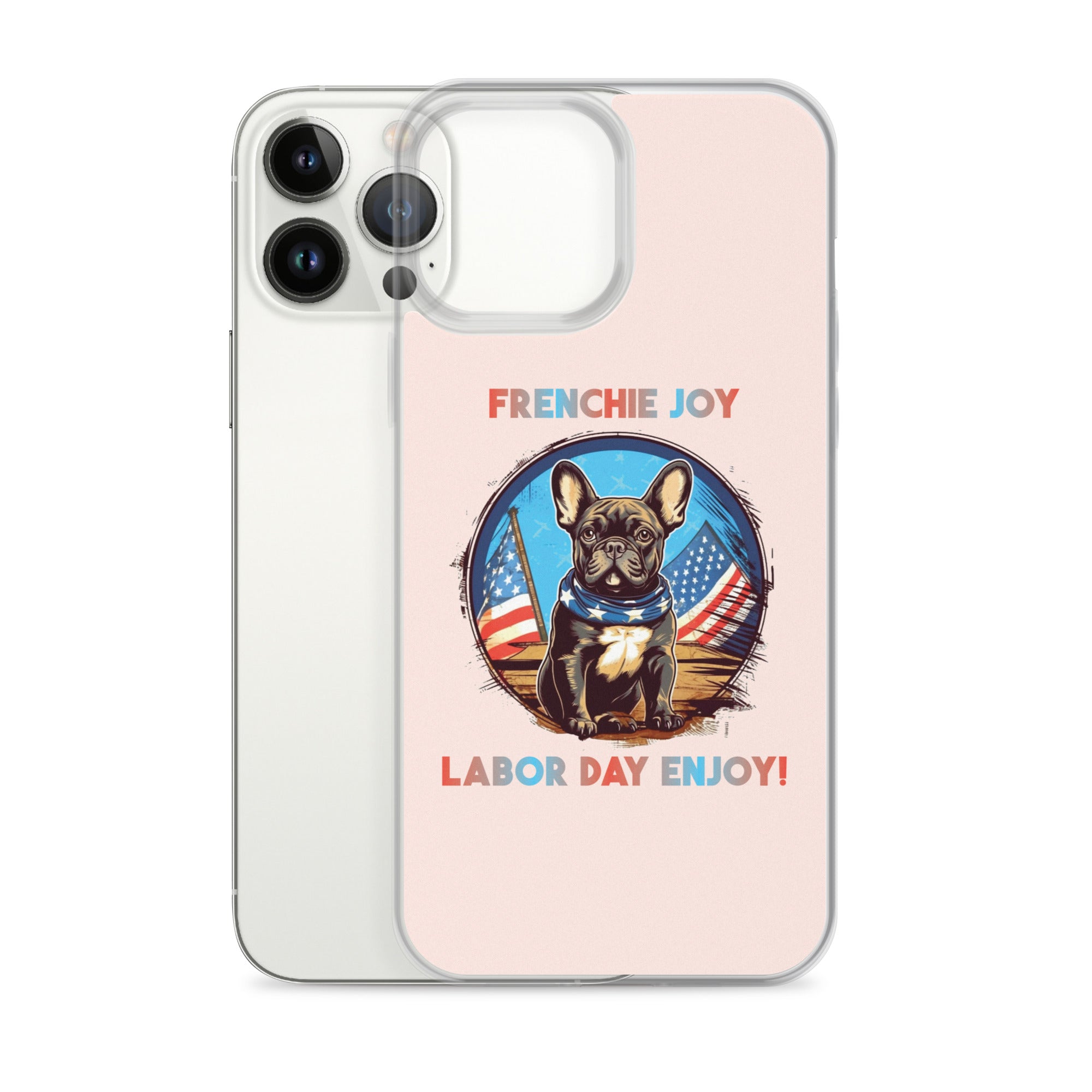 French Bulldog Frenchie Joy Clear Case For Iphone® Practical Pet Supply