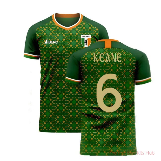 [EFS] Ireland 2025/26 Home Football Kit (Libero) (KEANE 6)