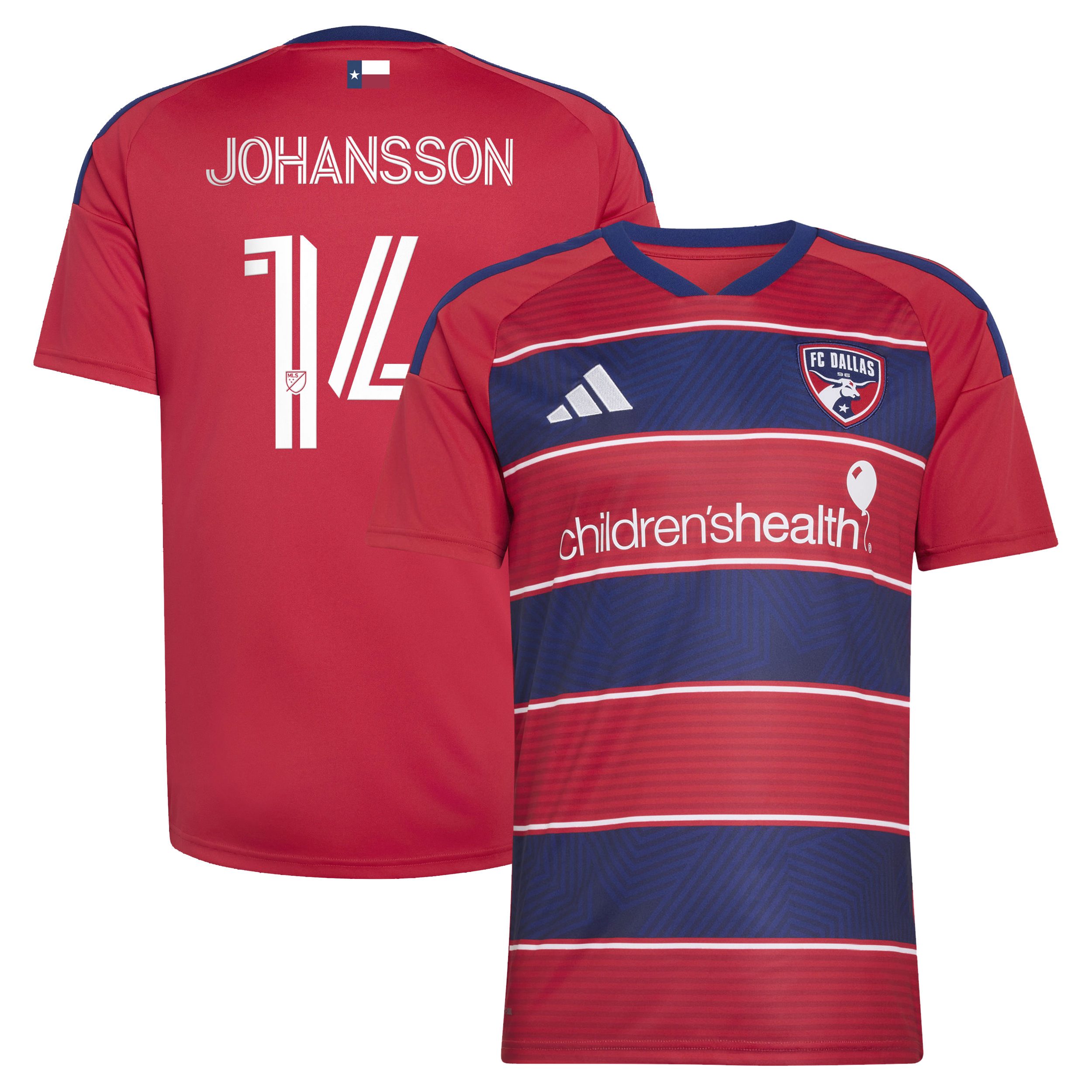 [SJH] Women's Herman Johansson FC Dallas 2026 DNA Kit Replica Jersey - Red