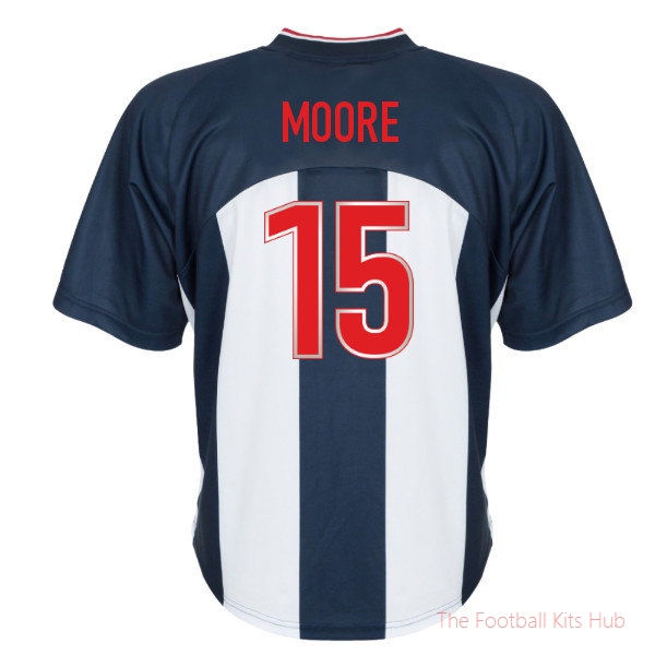 Stadium WBA West Bromwich Albion 2001 Home Shirt (Moore 15)