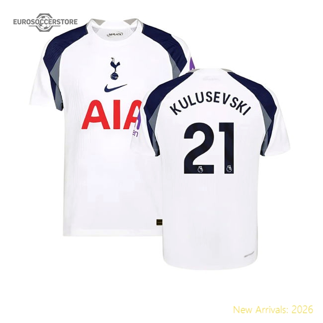 Authentic 2025-2026 Tottenham Hotspur Authentic Home Shirt