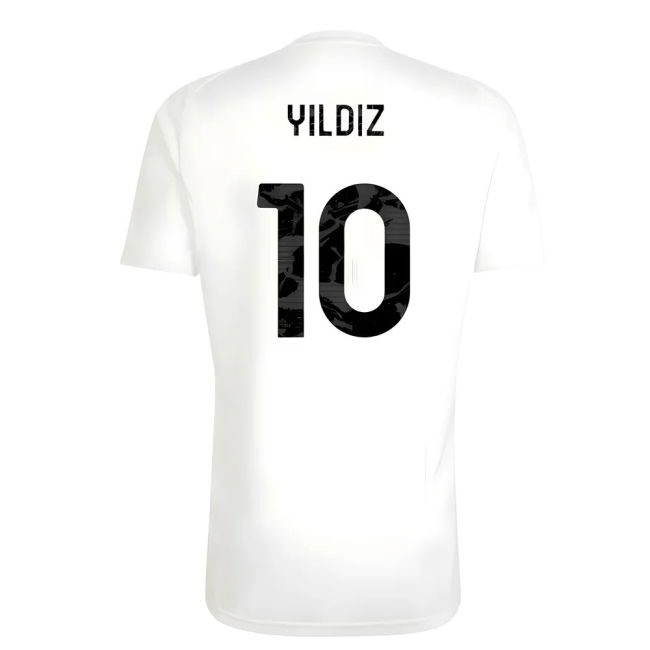 2025-2026 Juve Training Shirt (White) Stretch Fabric Lightweight