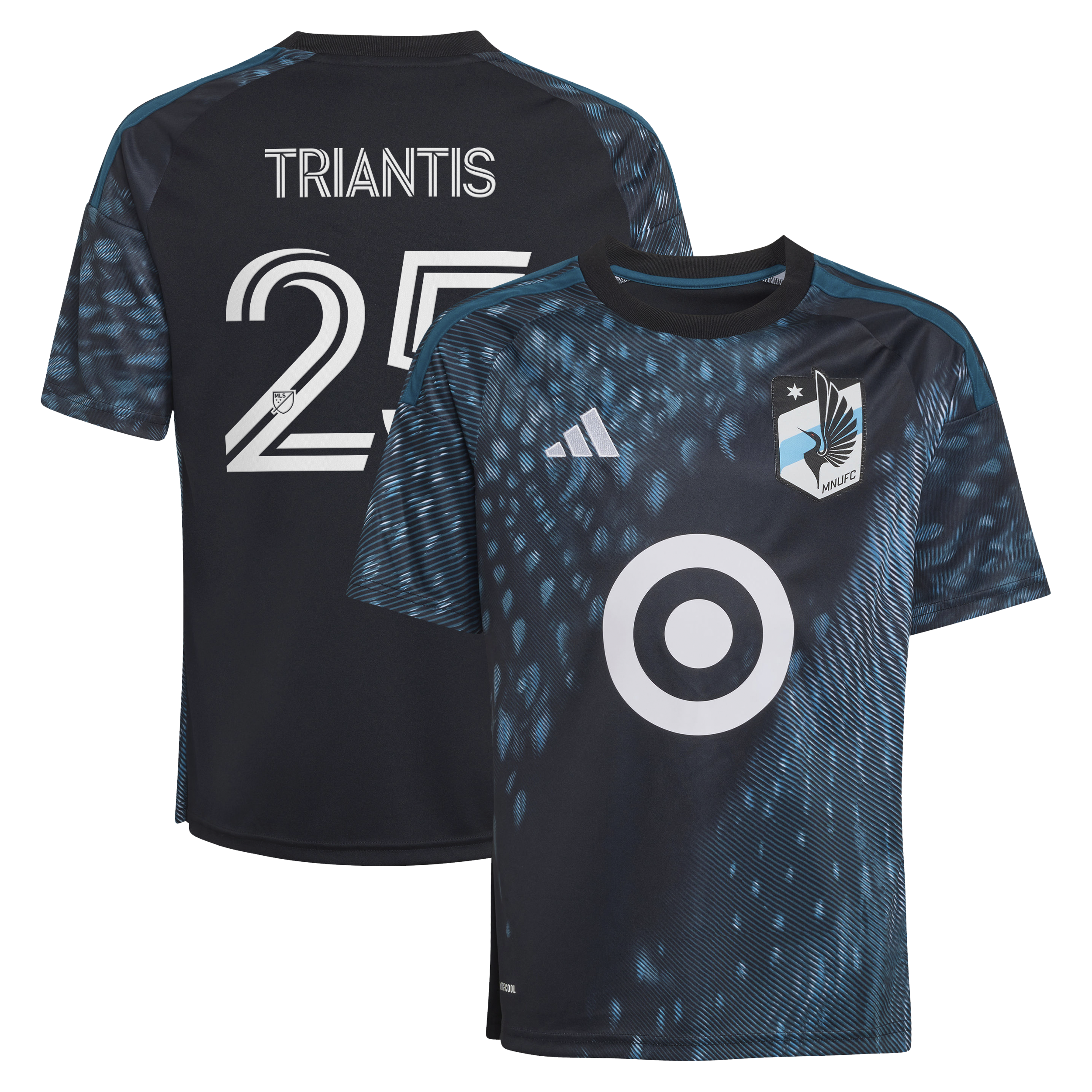[SJH] Nectarios Triantis Minnesota United FC Youth 2026 The Decade Kit Replica Jersey - Black