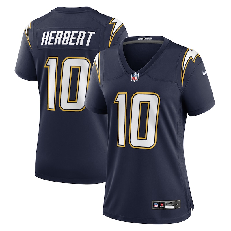 None Justin Herbert LA Chargers Classic Authentic Jersey Game Day Wear