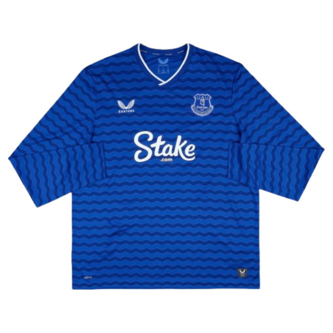 2025-2026 Everton Home Long Sleeve Shirt (Your Name)