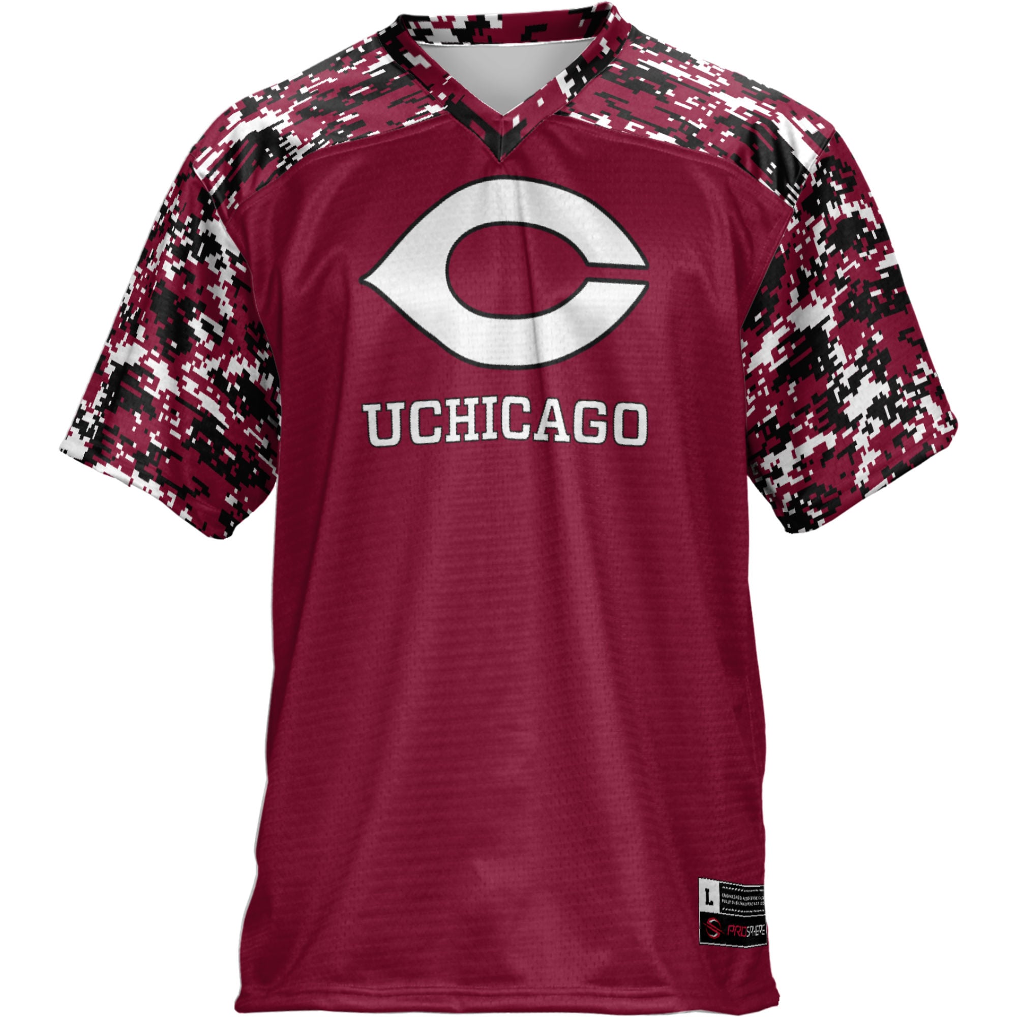Men's Maroon UChicago Maroons Football Jersey