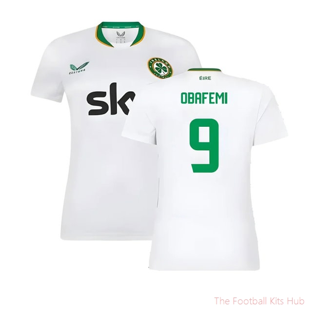 2024-2025 Republic of Ireland Away Shirt (Womens) (Obafemi 9)