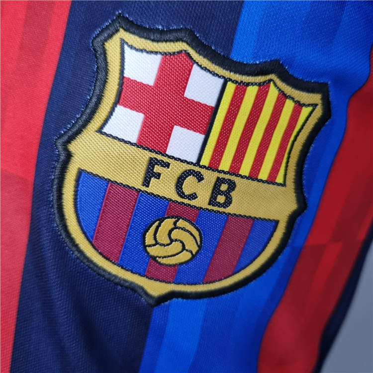 High Performance Barca Kids Barcelona FC 2223 Home Kit ShirtShorts