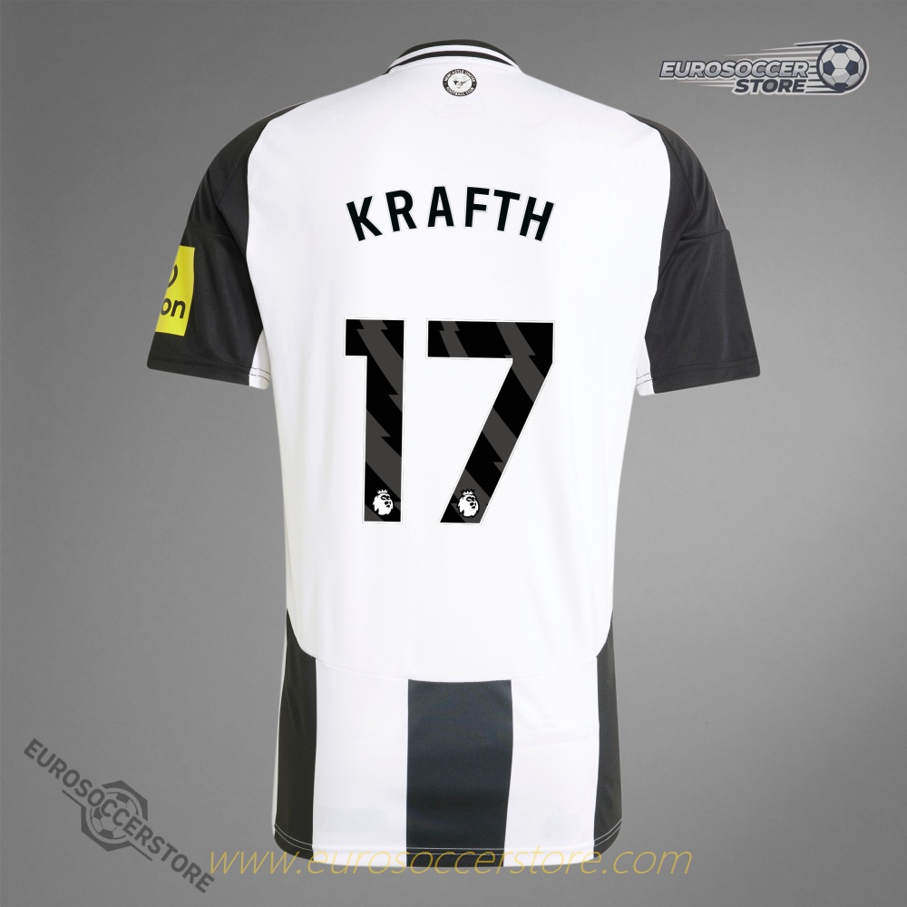 Newcastle United KRAFTH 17 Home Football Jersey for the 24-25 Season