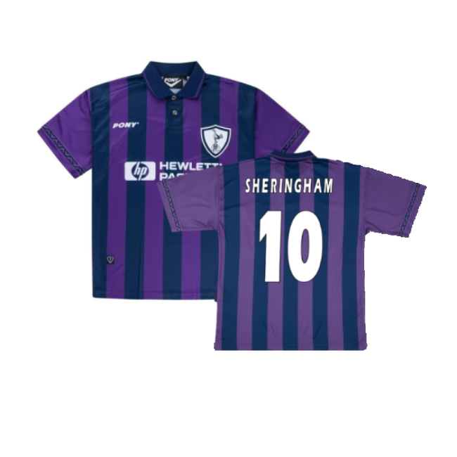 1995-19 Tottenham Away Soccer Jersey Sheringham 10 M S
