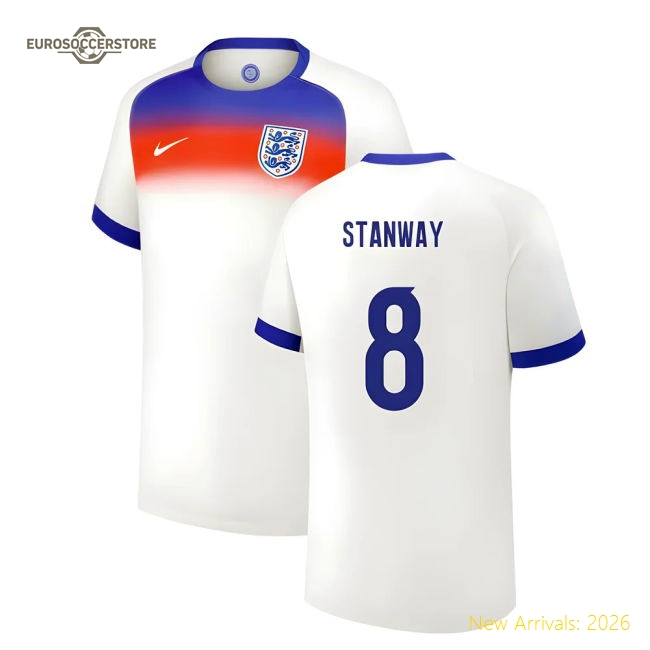2025 England Womens Team Home Shirt (Unisex) (STANWAY 8)