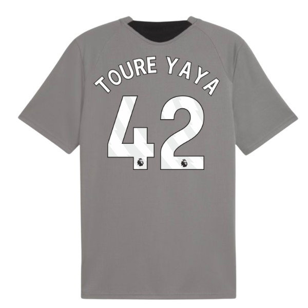 [DDJ] 2026-2027 Man City Training Jersey (Cast Iron) (Toure Yaya 42)