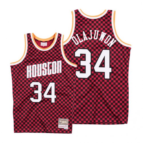 HOU Hakeem #34 High-Quality Replica Jersey Slim Fit Athletic
