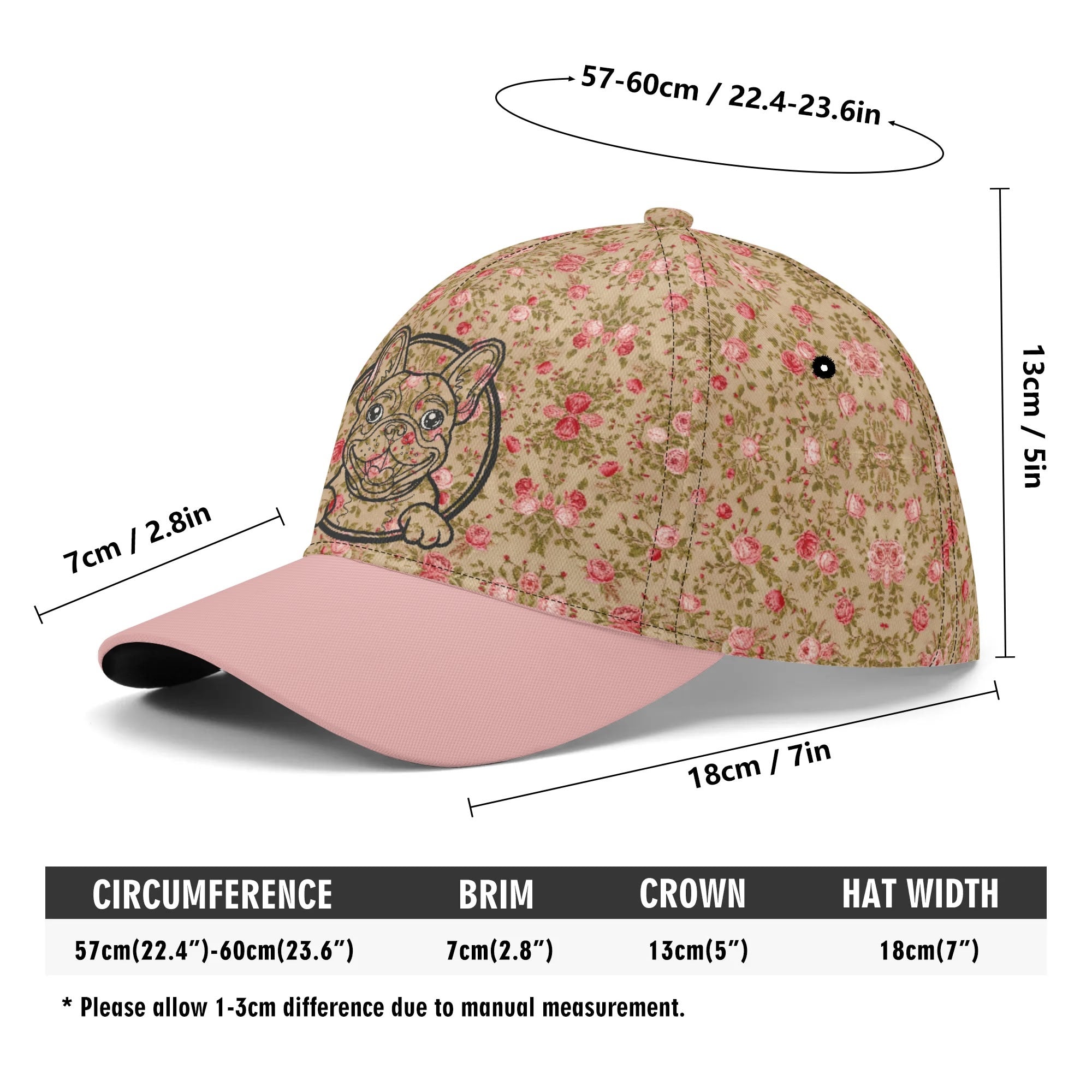 French Bulldog Roxy Baseball Cap Cute Frenchie Essential