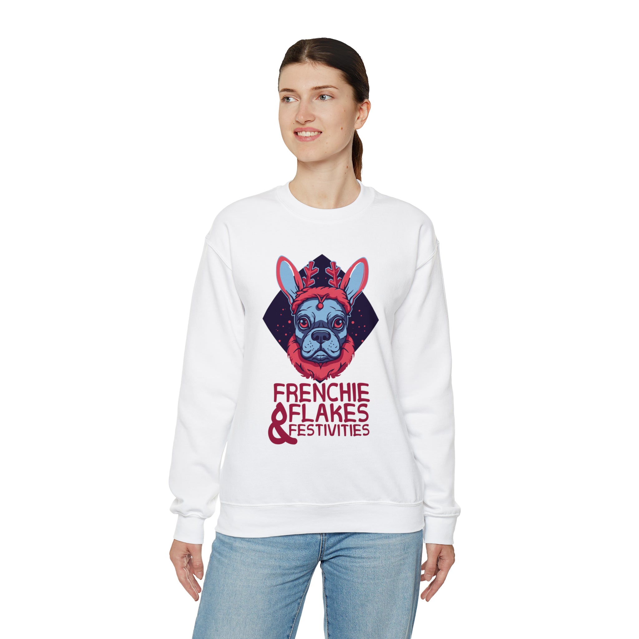 Frenchie Festivities Sweater - Unisex Sweatshirt
